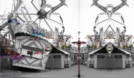 distorted dalle 2 images of an abandoned amusement park - shitty - NEOANALOG NEOANALOG